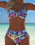 Elina | Abstract Print Thin Straps Bikini