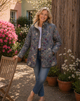 Niva | Vintage Floral Print Quilted Jacket