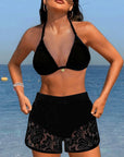 By Esmee® | Elegant Solid Lace Bikini Set