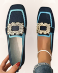 Jacklyn | Women Spring Embellished Slip-On Loafers Shoes