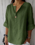Zamma | Relaxed V-Neck Top