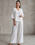 River | Layered Top Wide Leg Set