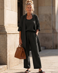 Yael | Three Piece Relaxed Top Pant Set
