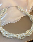 Elegant Statement Pearl Necklace