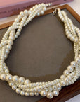 Elegant Statement Pearl Necklace