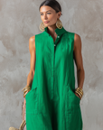 Kennedy | Jumpsuit with Elegant Collar and Loose Fit