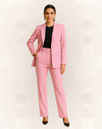 Jasmine | Women’s Tailored Blazer Pleated Pants Set