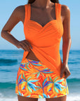 Abigail | Stylish Tankini with Tropical Skirt