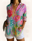 Delaney | Colorful Pattern Blouse