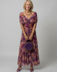 Calen | Off Shoulder Flow Midi Dress
