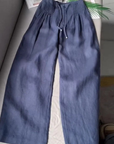 Hadley | Wide Pants in Cotton and Linen Blend