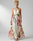 Amiel | Light Floral Maxi Dress