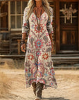 Evelyn | Vintage-Inspired Long Sleeve Casual Dress