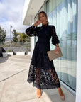 Stella | Women’s Summer Long Sleeve Evening Dress
