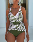 Ashley | Swimsuit with Cross Over Design for Resort Casual Wear
