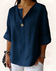 Evelyn | Relaxed V-Neck Top