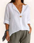 Evelyn | Relaxed V-Neck Top