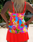 Eleanor | Chic Floral Tankini Swim Dress