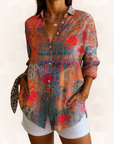 Delaney | Colorful Pattern Blouse