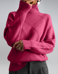 Jamie | Women’s Winter Turtleneck Knit Sweater