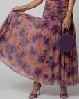 Calen | Off Shoulder Flow Midi Dress