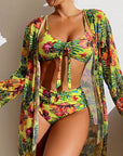 Summer Crush | Bikini with Floral Skirt