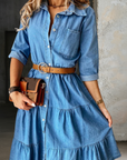 Barbara | Casual Elegant Denim Dress