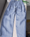 Hadley | Wide Pants in Cotton and Linen Blend