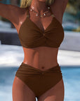 High Waist Knot Bikinis