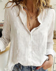 Julia | Women Elianna Button Blouse Timeless Style