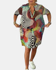 Jessica™ | Colorful V-neck Dress