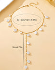 Mystical Pearl Waterfall Necklace