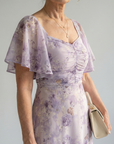 Vaelis | Flutter Sleeve Midi Dress