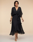 Margaret | Chiffon Dress with V-Neck