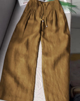 Hadley | Wide Pants in Cotton and Linen Blend