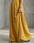 Wanda | Cross Front Wide Leg Jumpsuit