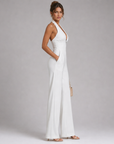 Nymera | Halter Neck Wide Leg Sleeveless Jumpsuit