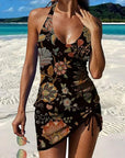 Fiesta – Graphic Floral Tankini with Shorts, Flat Belly Effect