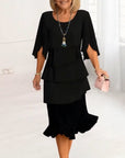 Sophie | Elegant, flowing dress with ruffles