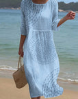 Améliane™ — Elegant midi dress with delicate details