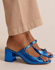 Thick Heels with Back Strap and Block Toe