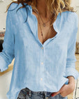 Julia | Women Elianna Button Blouse Timeless Style