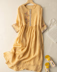 Taylor | Women Embroidered Ethnic Midi Dress