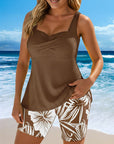 Diana | Swim Shorts Two Piece Body Covering Printed Boxer