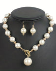 Chunky Pearl Necklace Set