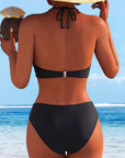 Solid Bikini Halter
