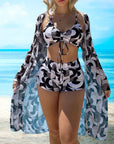 By Esmee® | 3-Piece Printed Bikini Set