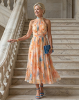 Elin | Soft Halter Midi Dress