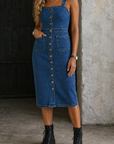 Indira | Button-Up Denim Dress