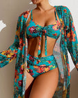 Summer Crush | Bikini with Floral Skirt